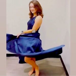 Adrianna Papelle Navy Evening gown